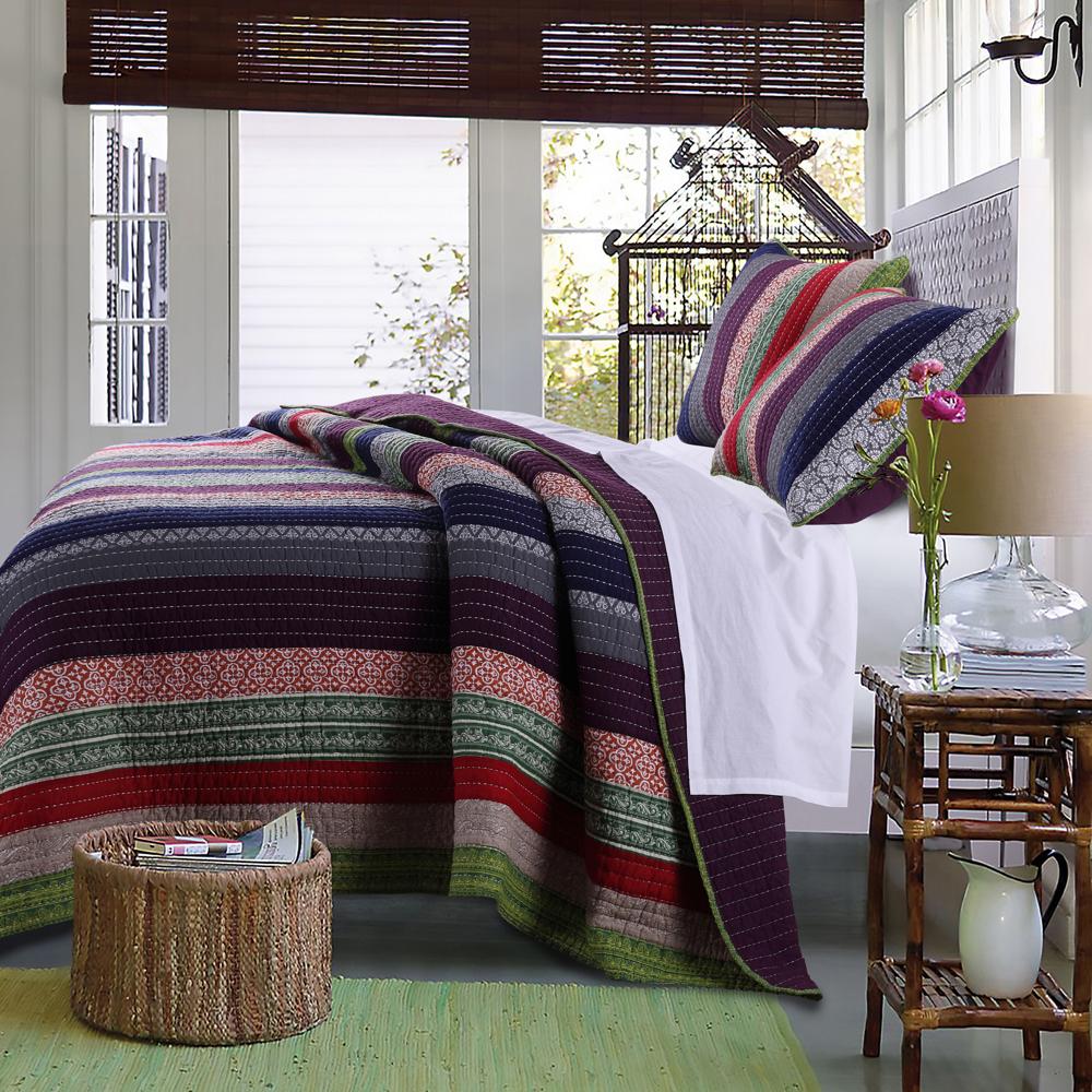 Greenland Home Fashion Marley Quilt Set - 2 - Piece - Multi
