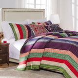 Greenland Home Fashion Marley Quilt Set - 2 - Piece - Multi
