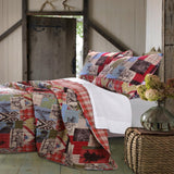 Greenland Home Fashion Rustic Lodge Quilt Set - 2 - Piece - Multi