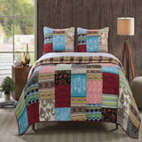 Greenland Home Fashion Bohemian Dream Quilt Set - 2 - Piece - Multi