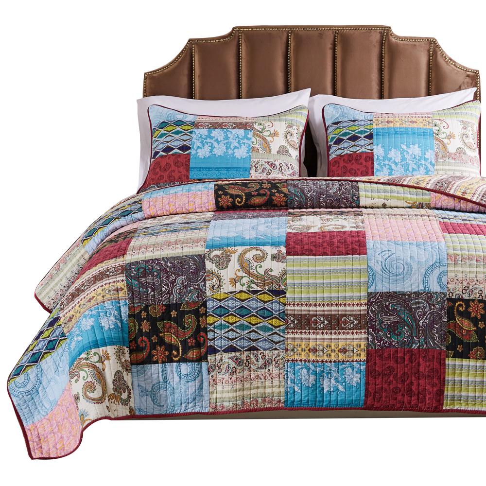 Greenland Home Fashion Bohemian Dream Quilt Set - 2 - Piece - Multi