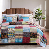 Greenland Home Fashion Bohemian Dream Quilt Set - 2 - Piece - Multi