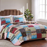 Greenland Home Fashion Bohemian Dream Quilt Set - 2 - Piece - Multi