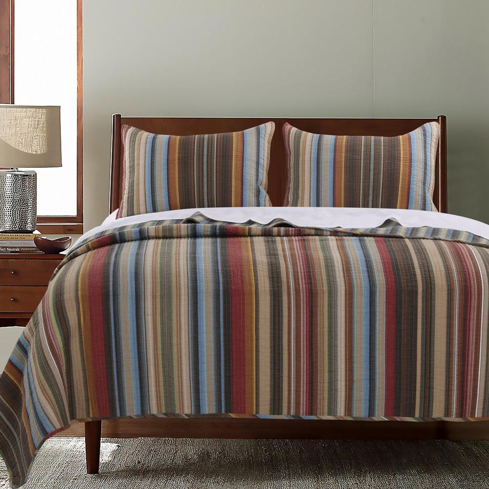 Greenland Home Fashion Durango Quilt Set - 2 - Piece - Multi