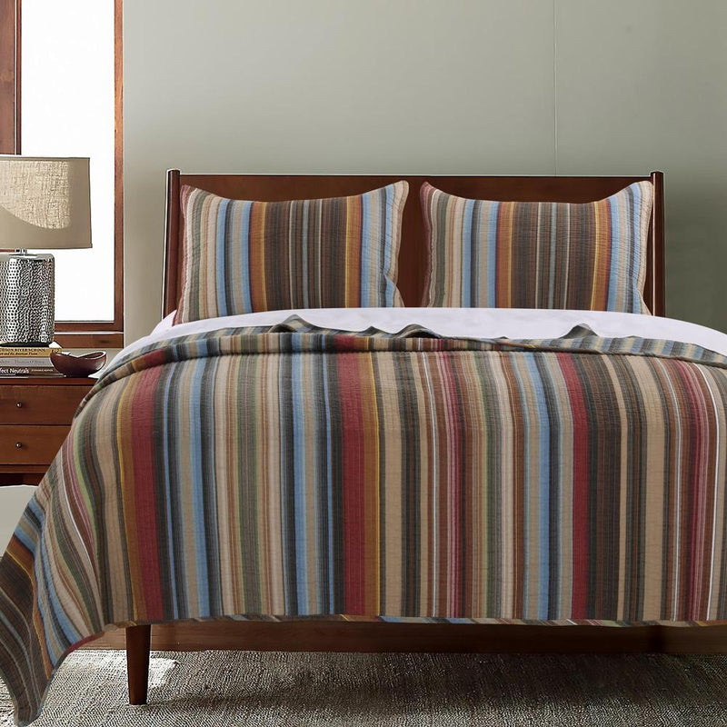 Greenland Home Fashion Durango Quilt Set - 2 - Piece - Multi