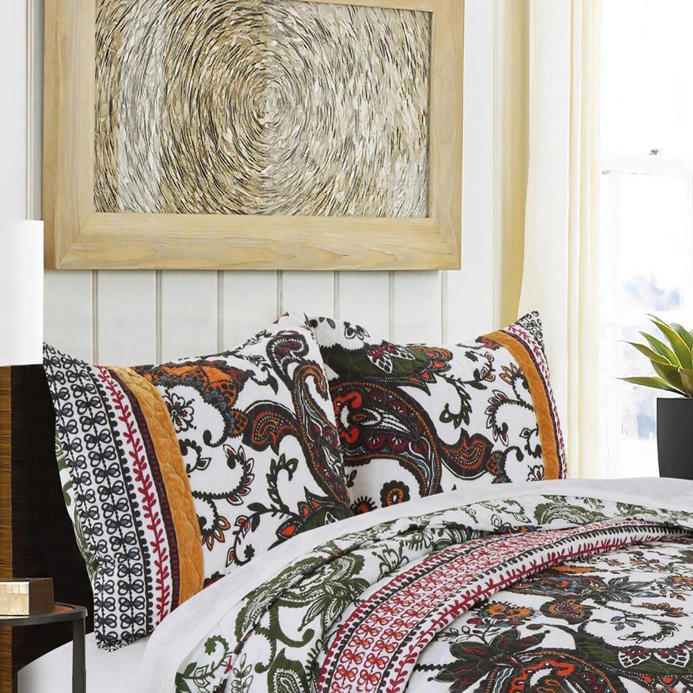 Greenland Home Fashion Orleans Quilt Set - 2 - Piece - Multi