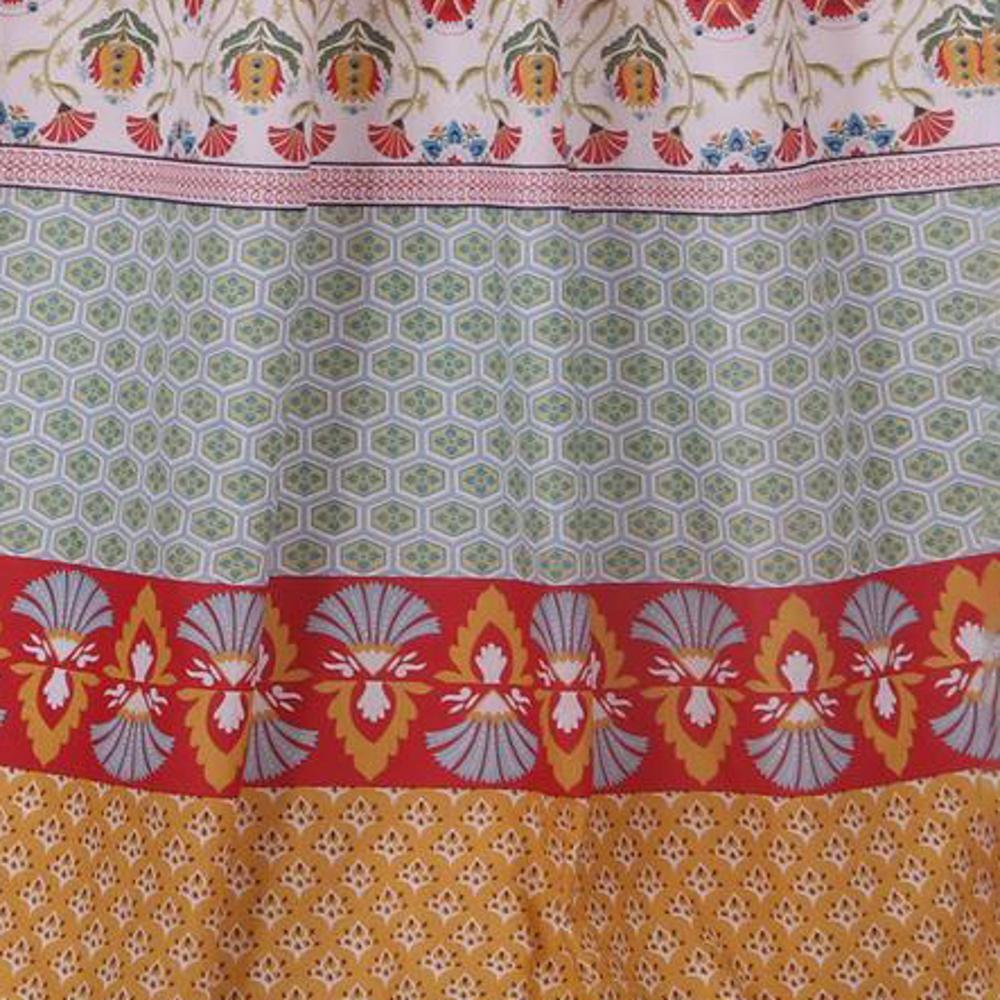 Barefoot Bungalow Thalia Window Curtain Panel Pair - 42x84", Multi