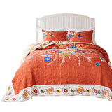 Barefoot Bungalow Topanga Luxury Modern Design 3 Pieces Bedspread Set for Bed Multicolor