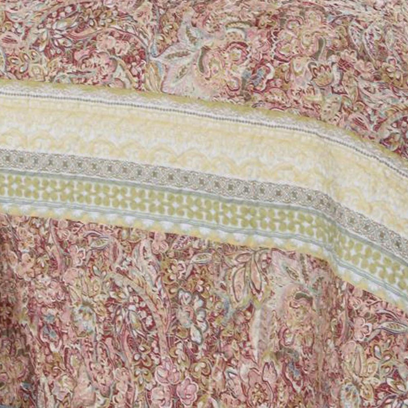 Barefoot Bungalow Palisades Bedspread And Pillow Sham Set - Queen 110x118", Pastel