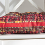 Barefoot Bungalow Gold Rush Luxury Modern Design Rustic American Beauty Furniture Cushion 4-Piece Chair Pad Set Each Chair Pad 18"x18" Multicolor