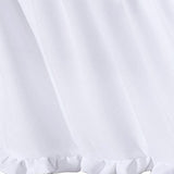 Greenland Home Fashion Sasha White Bed Skirt Drop 15" - White
