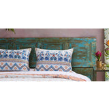 Barefoot Bungalow Aleena Foulard Print Pillow Sham - Ivory
