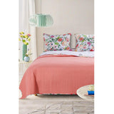 Barefoot Bungalow Aleena Reversible Quilt And Pillow Sham Set - Twin 68x88", Ivory