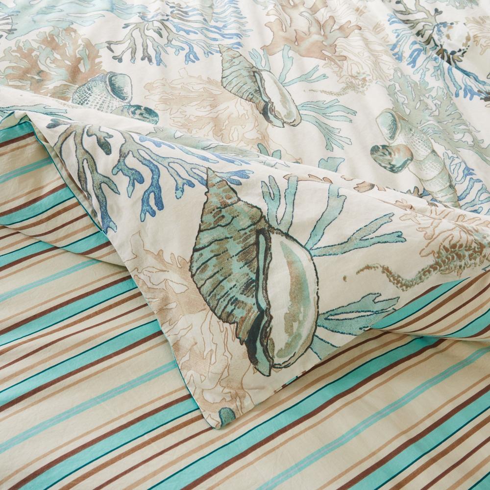 Barefoot Bungalow Atlantis Luxurious Comfortable 3 Pieces Duvet Cover Set Jade
