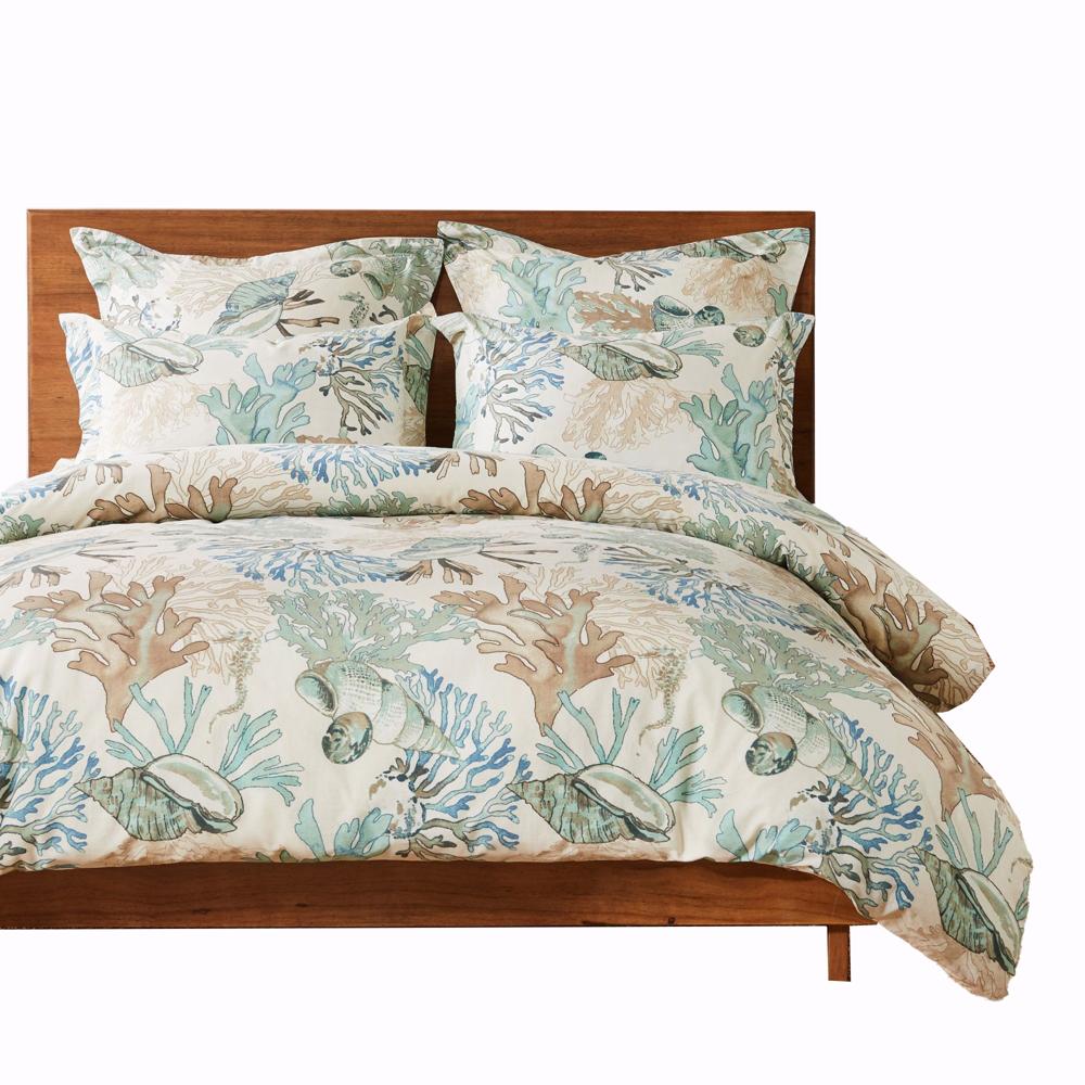 Barefoot Bungalow Atlantis Luxurious Comfortable 3 Pieces Duvet Cover Set Jade