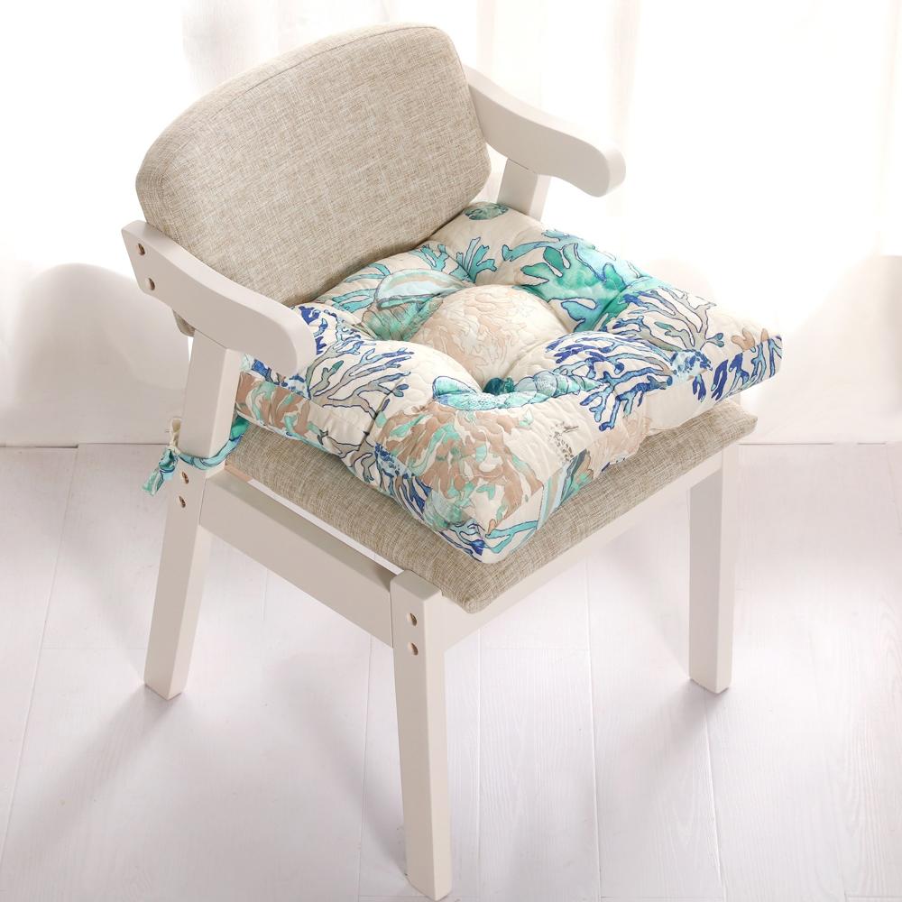 Barefoot Bungalow Atlantis Chair Pad Set - 4-Piece - 18x18x2", Jade