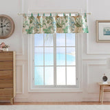 Barefoot Bungalow Atlantis Corals And Seashells Window Valance With 3
