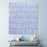 Greenland Home Fashion Helena Ruffle Whimsical Perfect Accessory Throw Blanket - Blue 50x60"