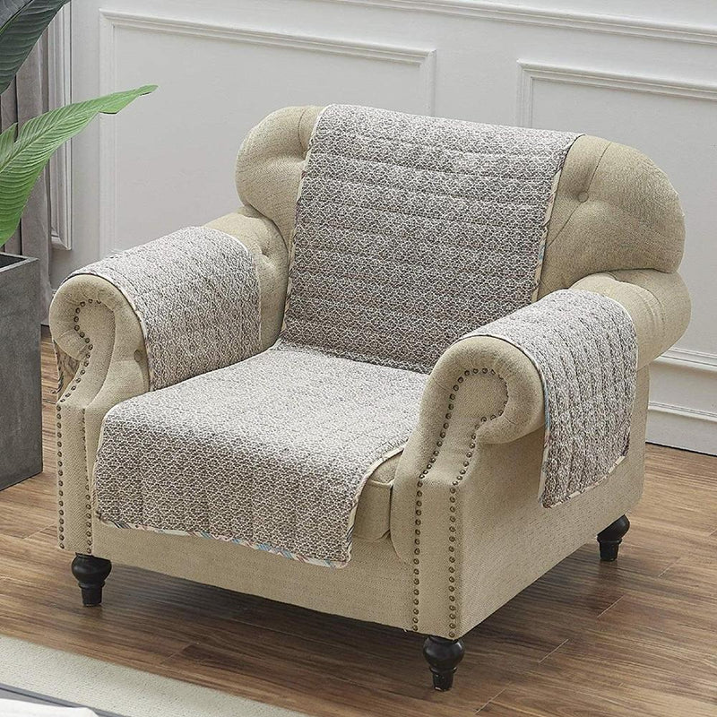 Barefoot Bungalow Phoenix Reversible Furniture Protector Slipcover - Tan