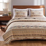 Barefoot Bungalow Phoenix Quilt And Pillow Sham Set - Tan