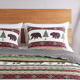 Greenland Home Fashions Barefoot Bungalow Yosemite Pillow Sham - Campfire