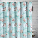 Barefoot Bungalow Bath Shower Curtain Ocean -Turquoise 72x72