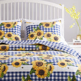 Greenland Home Fashions Barefoot Bungalow Sunflower Pillow Sham - Gold