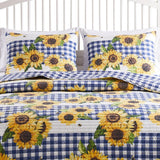 Greenland Home Fashions Barefoot Bungalow Sunflower Pillow Sham - Gold