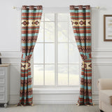 Red Rock Grommeted Blackout Curtain Panels Pair 48" x 84" Clay by Greenland Home Fashion