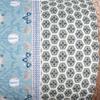 Greenland Home Fashions Thalia Stylized Florals and Geometric Prints Bohemian Ultimate Comfort Sham Blue