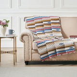 Barefoot Bungalow Painted Desert Durable Prewashed with Extra Softener Throw Accessory 50"x60" Sapphire