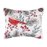 Greenland Home Fashions Cardinal Plaid Luxurious Super Soft Pillow Sham Red