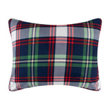Greenland Home Fashions Cardinal Plaid Luxurious Super Soft Pillow Sham Red