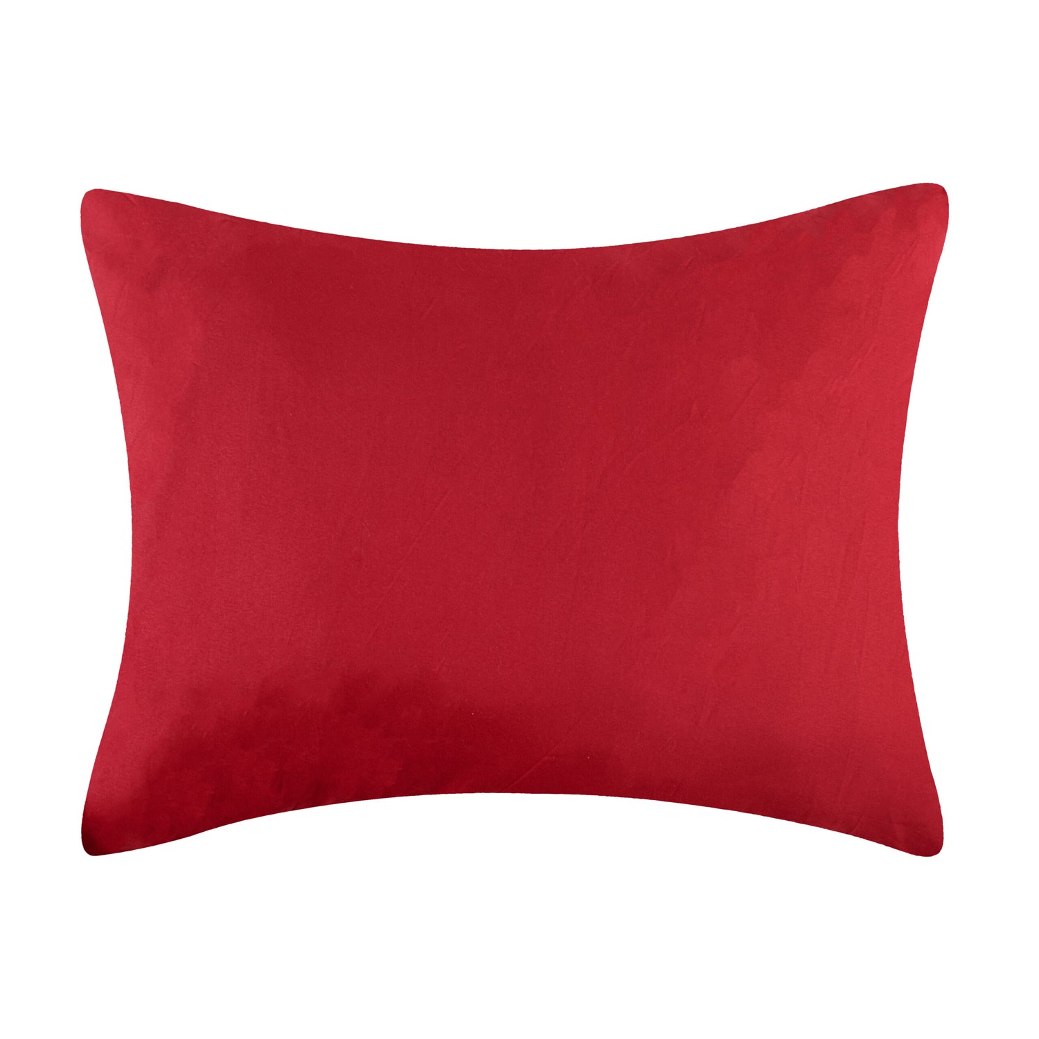 Greenland Home Fashions Lovebirds 100% Polyester Jacquard Doves and Hearts Pattern Sham Standard Red