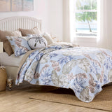 Greenland Home Fashions Tropics Luxurious Modern Design Quilt Bedding Set Mist