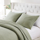 Greenland Home Fashions Vineyard Luxurious Modern Design Quilt Bedding Set Sage