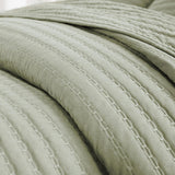 Greenland Home Fashions Vineyard Luxurious Modern Design Quilt Bedding Set Sage