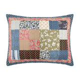 Greenland Home Fashions Shiloh Calico 100% Woven Polyester Jacquard Machine Quilted Sham Calico