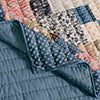 Greenland Home Fashions Shiloh Calico Throw Accessory 100% Woven Polyester Machine Quilted Jacquard Calico
