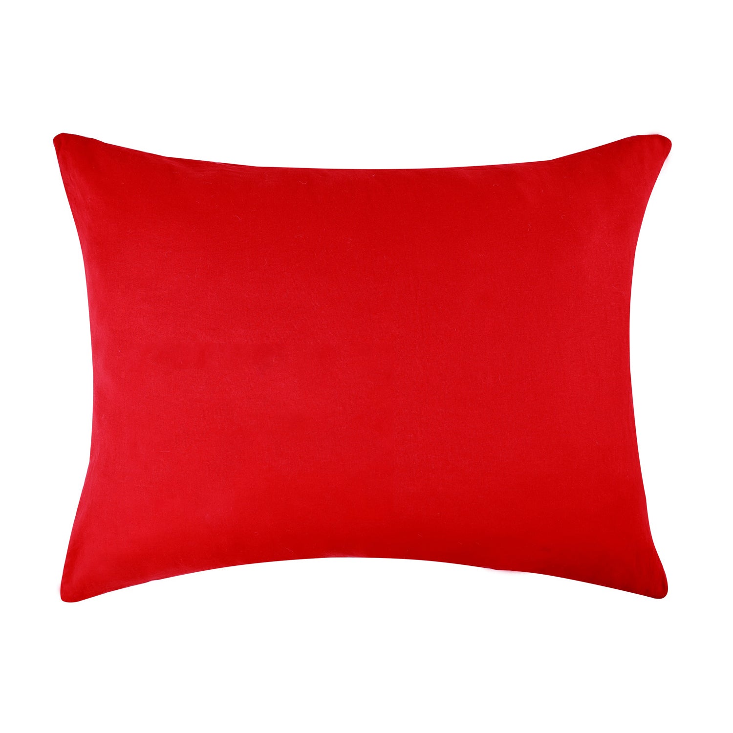 Greenland Home Fashions Poppies 100% Woven Polyester Machine Quilted Jacquard Sham Red