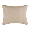 Greenland Home Fashions Homestead 100% Woven Polyester Jacquard Hand Quilted Pillow Sham Natural