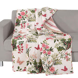 Greenland Home Fashion Butterflies Accessory Throw Blanket - Multi 50x60