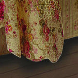 Greenland Home Fashion Antique Rose Quilt And ShamBonus Set - Multi