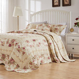 Greenland Home Antique Rose Bedspread Set - 3-Piece - Multi