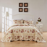 Greenland Home Antique Rose Bedspread Set - 3-Piece - Multi