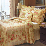 Greenland Home Fashion Antique Rose Quilt And Pillow Sham Set - Multi