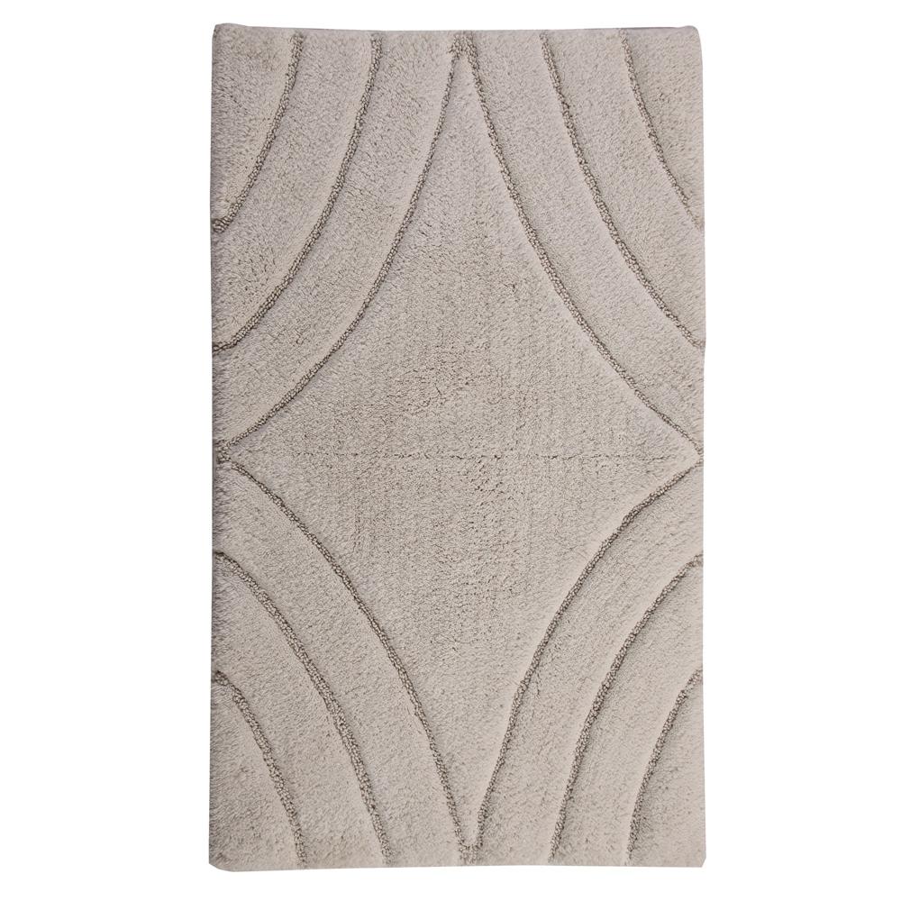 Knightsbridge Diamond 220 GSF Non Skid Back Bath Rug