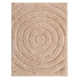 Knightsbridge Echo 220 GSF Non Skid Back Bath Rug 20 x 30 - Natural