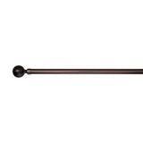 Versailles LX01 Ball Finial Rod Set - Antique Bronze/Brown