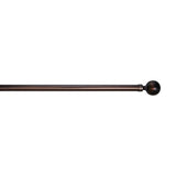 Versailles LX01 Ball Finial Rod Set - Antique Bronze/Brown